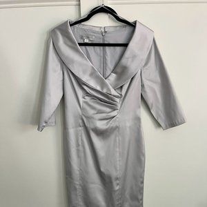 Kay Unger Mother of the Bride Silver Dress